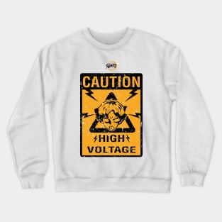 DEMON SLAYER SEASON 2: CAUTION HIGH VOLTAGE (GRUNGE STYLE) Crewneck Sweatshirt